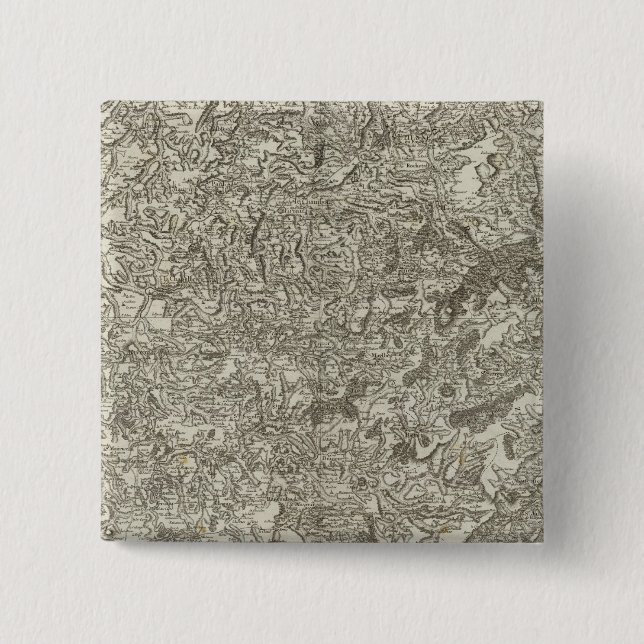 Staint Etienne, Staint Marcellin 15 Cm Square Badge (Front)