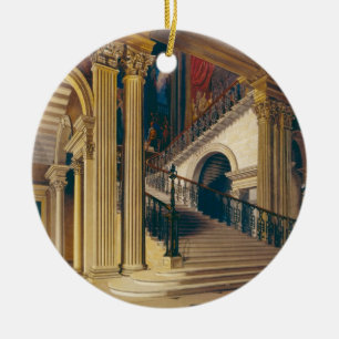 Stair Case, Buckingham House, from 'The History of Ceramic Ornament