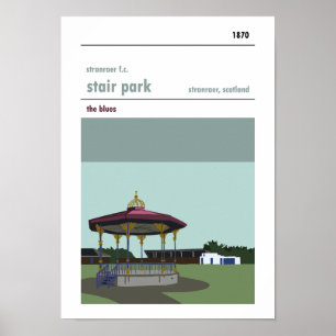 Stair Park, Stranraer. Stadium Print