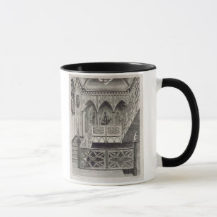 Staircase at Strawberry Hill, engraved by J. Newto Mug