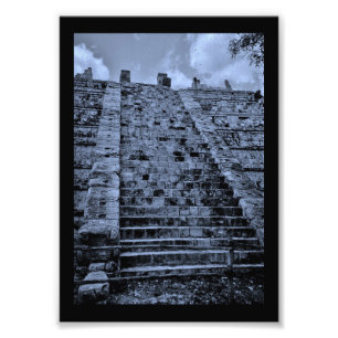 Stairs at Chichen Itza Photo Print