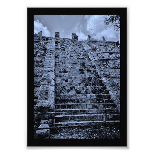 Stairs at Chichen Itza Photo Print (Front)