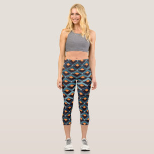 Stairs in Stairs pattern Altona Capri Leggings