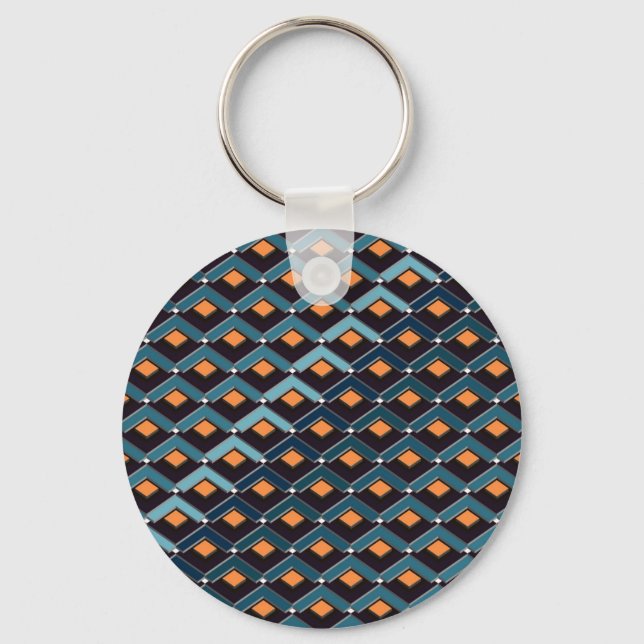 Stairs in Stairs pattern Altona Key Ring (Front)