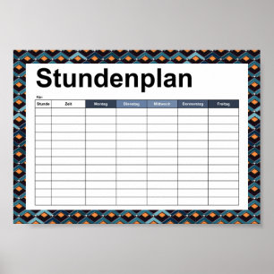 Stairs in Stairs pattern Altona Poster