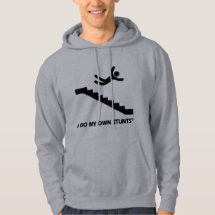 Stairs My Own Stunts Hoodie