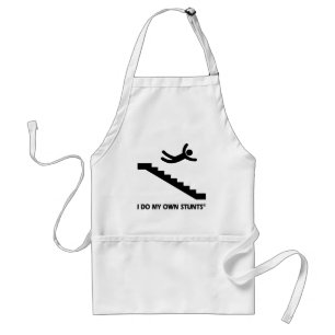 Stairs My Own Stunts Standard Apron