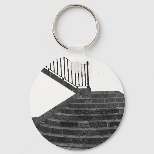Stairway and post box key ring (Front)