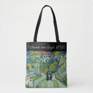 Stairway at Auvers by van Gogh: Tote Bag