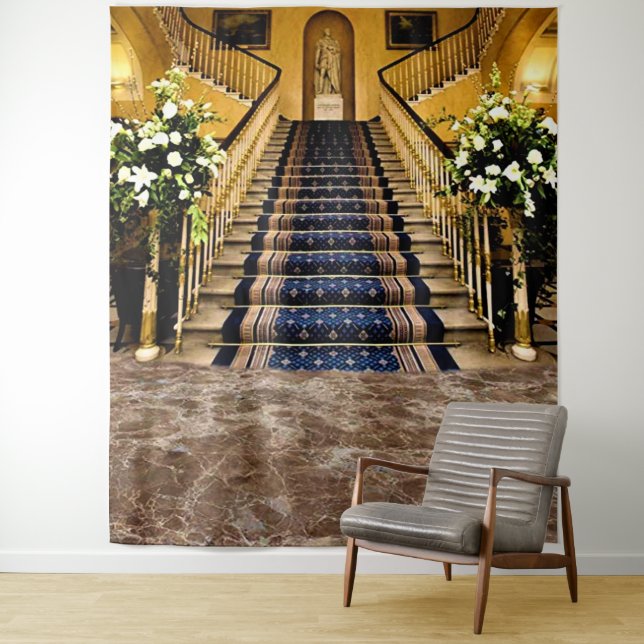 Stairway Backdrop Tapestry (In Situ)