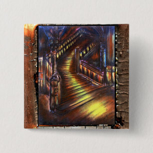 Stairway of Light 15 Cm Square Badge