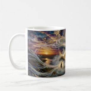 Stairway to Heaven Celestial Forest Art Mug