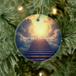 Stairway to Heaven Ceramic Ornament