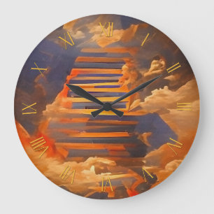 Stairway to heaven large clock