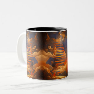 Stairway to heaven Two-Tone coffee mug