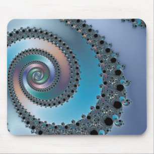 Stairwell - Fractal Mouse Pad