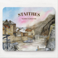 Staithes, North Yorkshire, England Watercolour