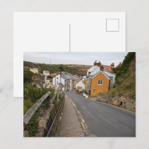 Staithes Village High Street Postcard