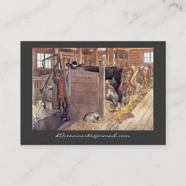 Stald or Stable 1904 Business Card (Front)