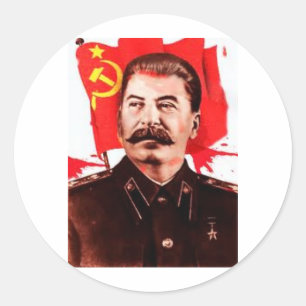 Stalin Classic Round Sticker