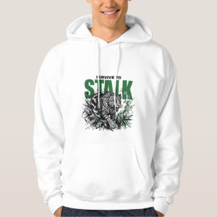 STALK Jaguar Wild Animal Graphic Jungle Hoodie