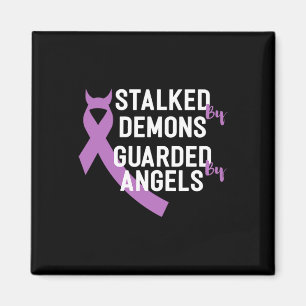 Stalked By Demons Guarded By Angels End Addiction Magnet