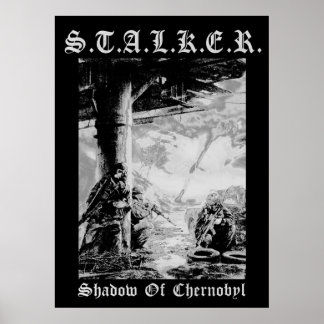 STALKER  Black Metal Poster