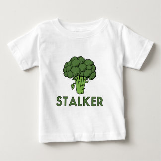STALKER Funny Broccoli Fun Humour Pun Baby T-Shirt