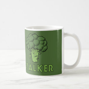 STALKER Funny Broccoli Fun Humour Pun Coffee Mug