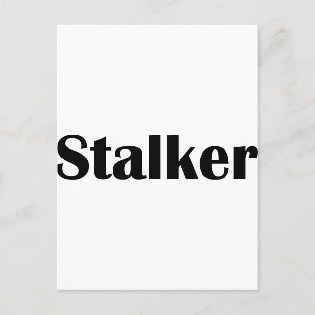 Stalker Postcard (Front)