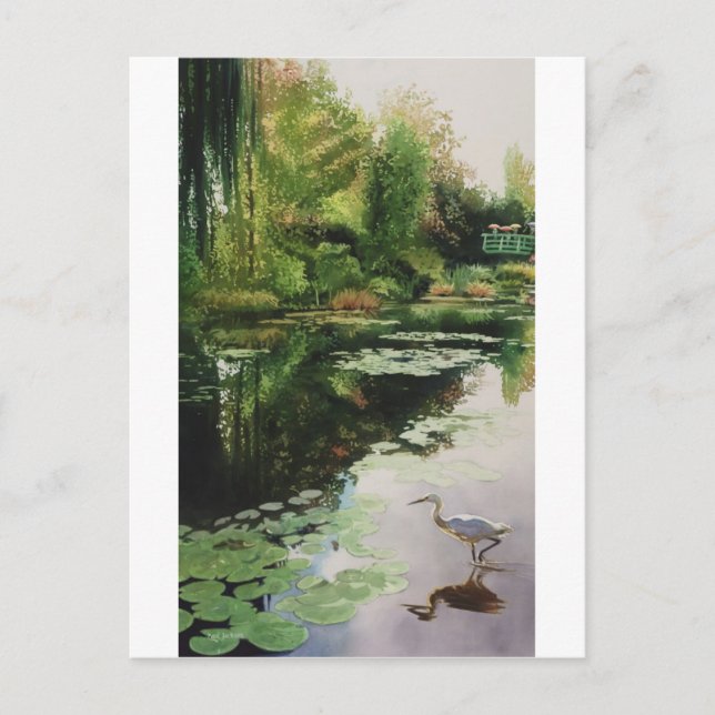 Stalking Monet by Paul Jackson aws,nws Postcard (Front)