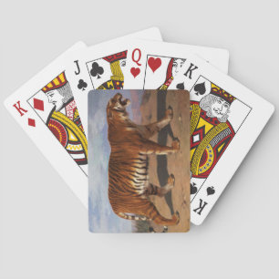 Stalking Tiger (by Rosa Bonheur) Playing Cards