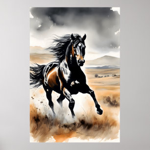 Stallion in Full Stride Poster