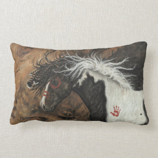 Stallion Pinto Horse by BiHrLe Pillow