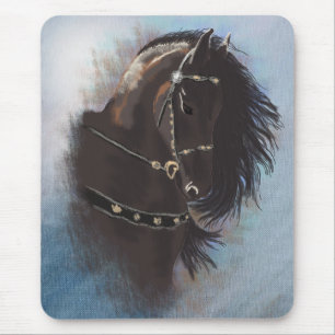 Stallion Portrait - Mousepad