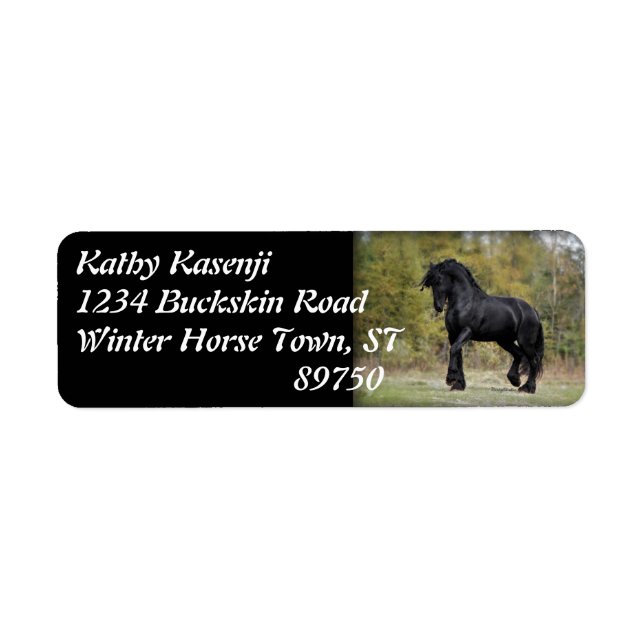 Stallion Strut Return Address Label (Front)