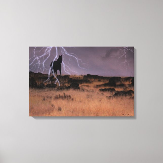 Stallion Voodoo Canvas Print (Front)
