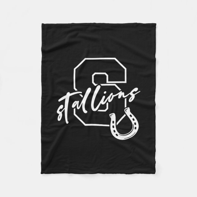 Stallions  fleece blanket (Front)