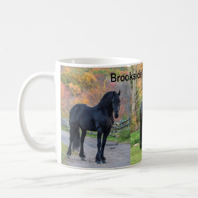 Stallions of Brookside Friesians LLC Coffee Mug (Left)
