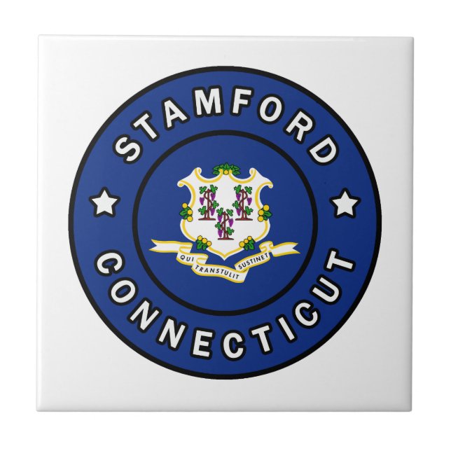 Stamford Connecticut Ceramic Tile (Front)