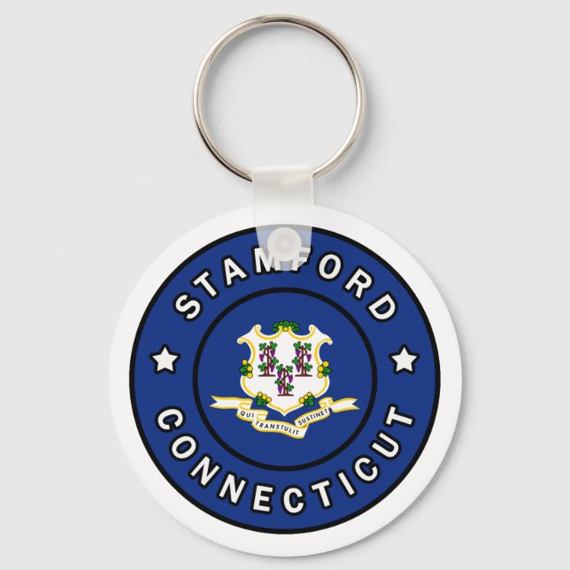 Stamford Connecticut Key Ring (Front)