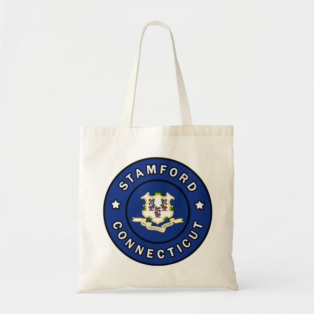 Stamford Connecticut Tote Bag (Front)