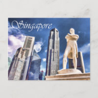 Stamford Raffles Landing Site and Statue Singapore