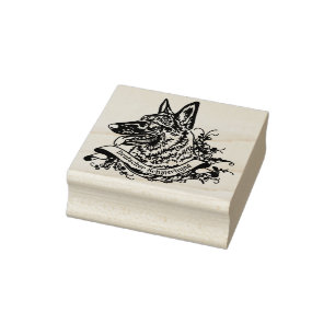 Stamp ANNO1900 German Shepherd's Dog (gray)