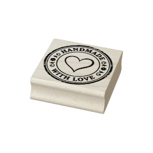 Stamp Circle - HANDMADE WITH LOVE - Heart 4