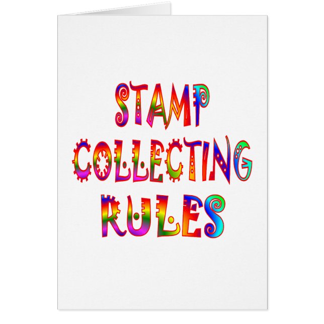 Stamp Collecting Rules (Front)