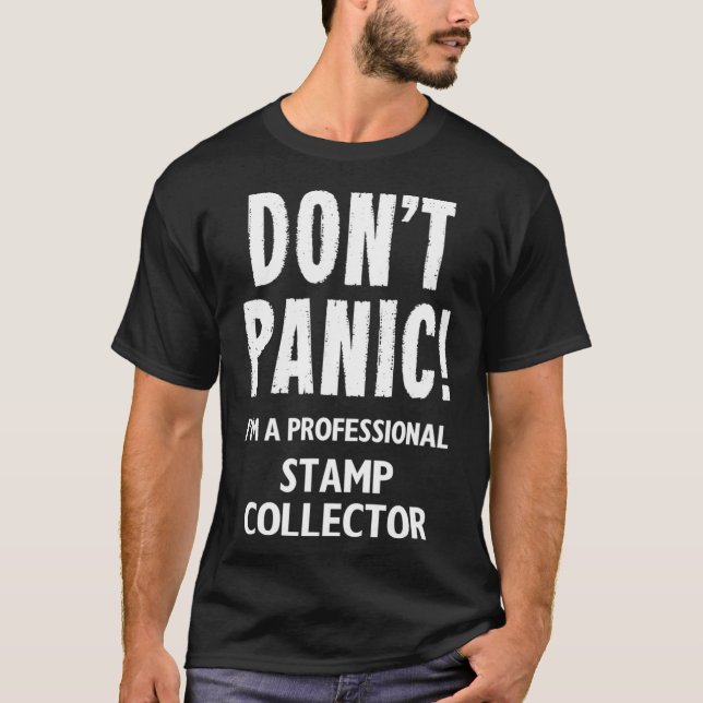 Stamp Collector  T-Shirt (Front)
