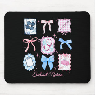Stamp Coquette School Nurse Back To School Medical Mouse Pad