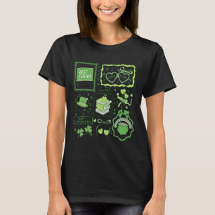 Stamp Coquette Stem Math Science Teacher St Patric T-Shirt