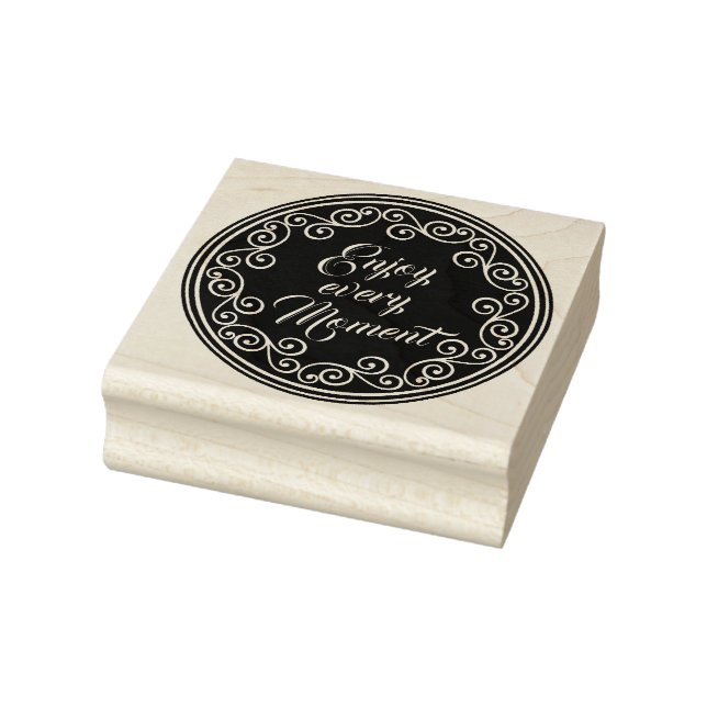 Stamp Ornaments Circle + YOUR TEXT & IDEA 1 (Stamp)
